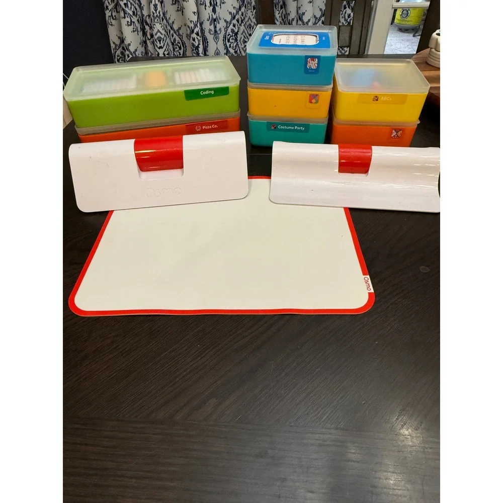 Osmo Learning‎ Game Lot Coding Pizza Co Tangram ABCs Numbers Costume Party Bases